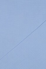 Double Gauze - Effen - Licht Blauw