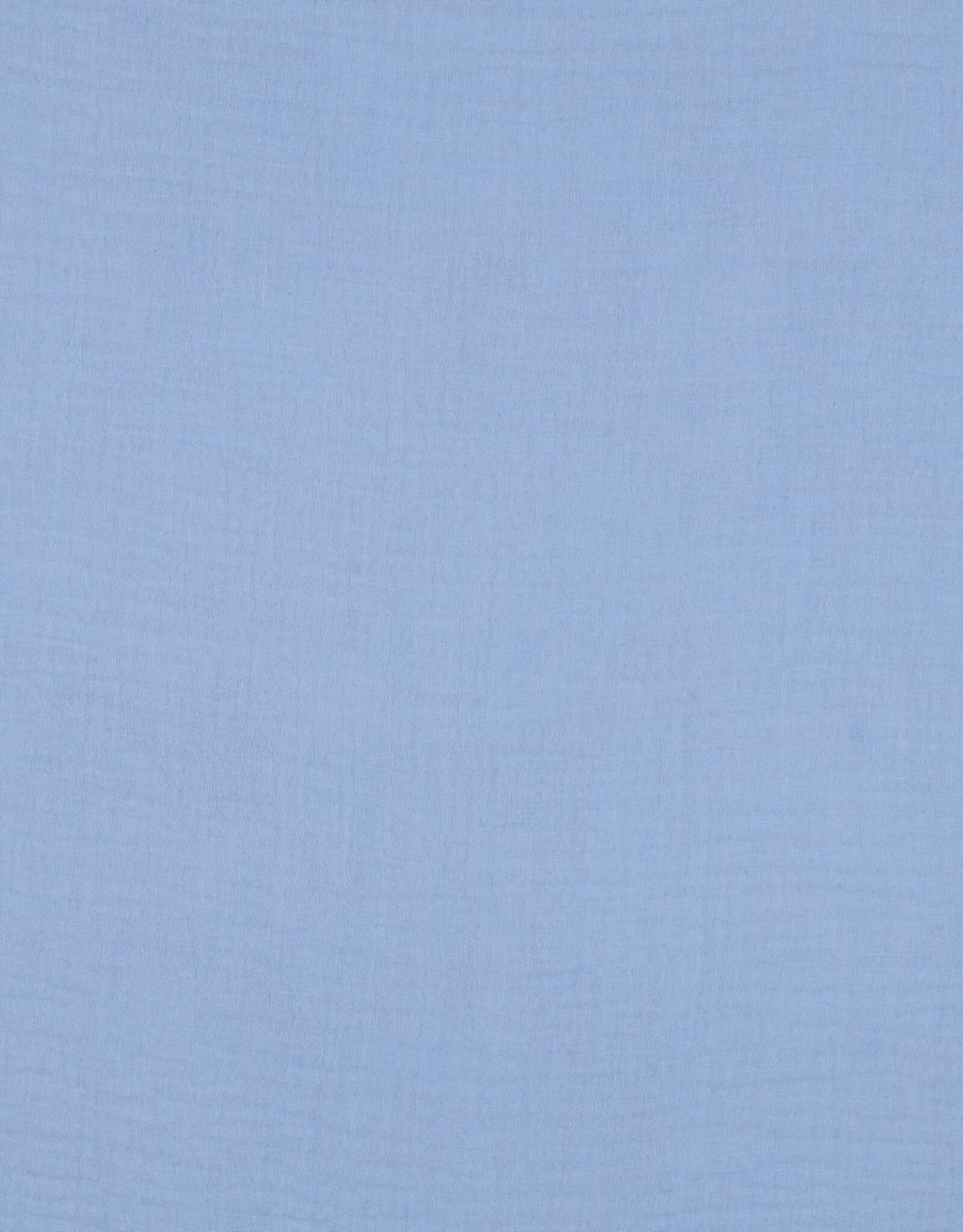 Double Gauze - Effen - Licht Blauw