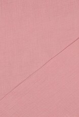 Double Gauze - Effen - Zacht rose