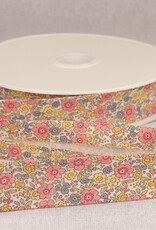 Biais - Fleurs - Rose