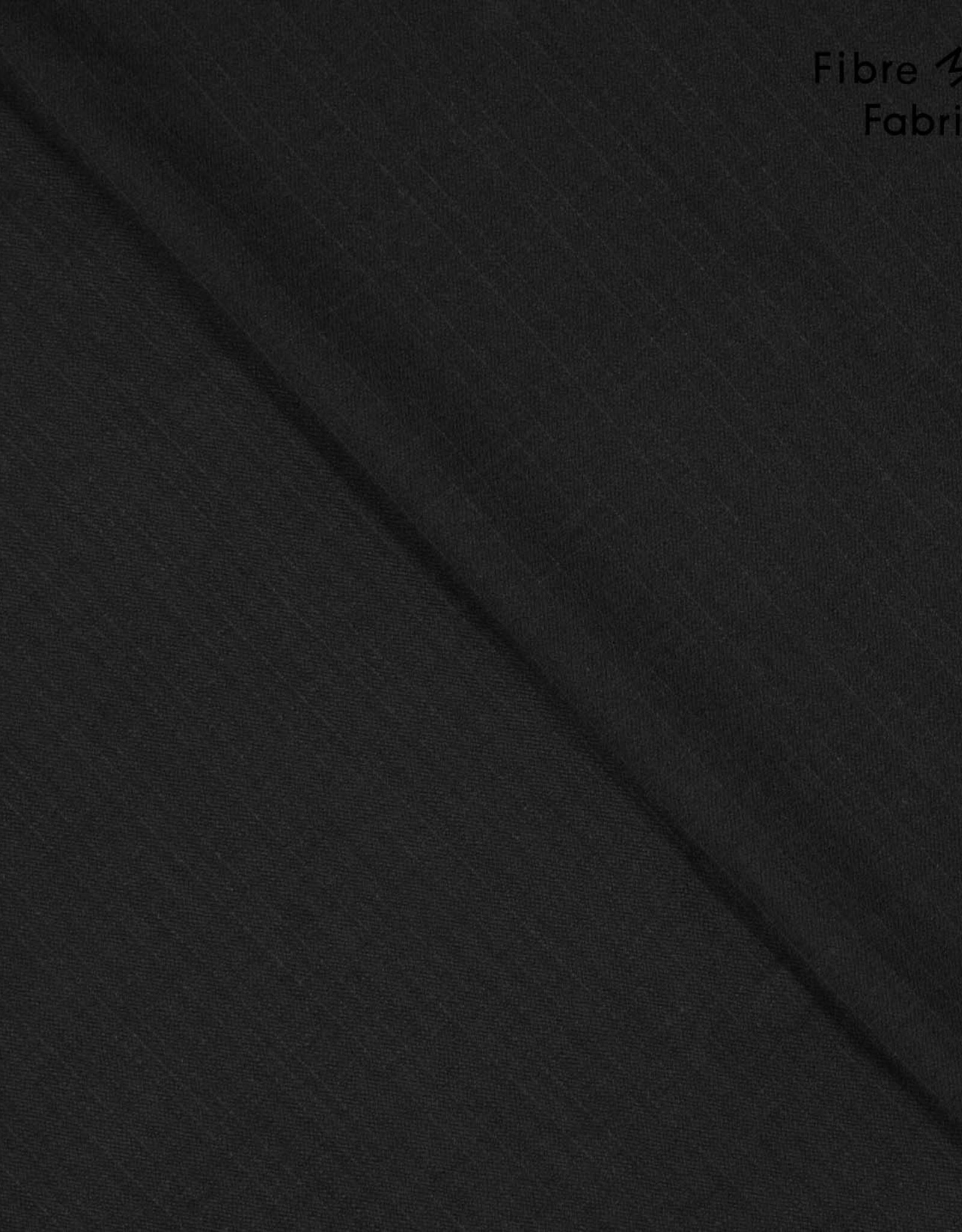 Fibre Mood Linnenlook crepe - Suvi - Zwart