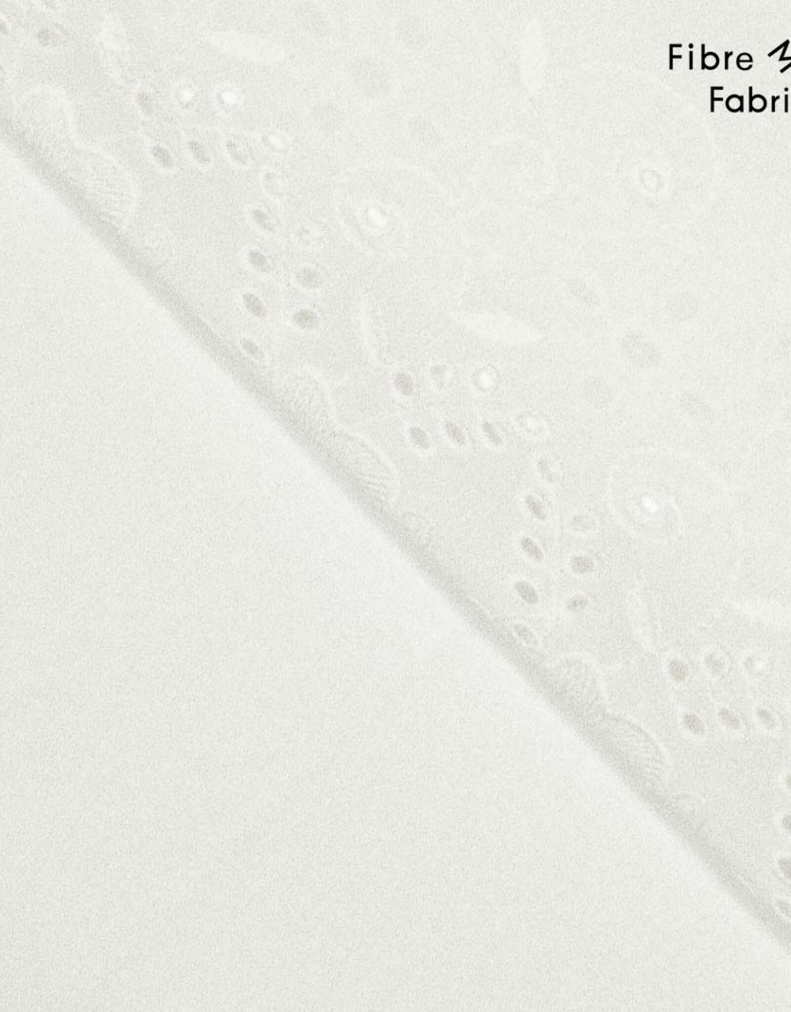 Fibre Mood Fijne katoen Broderie - Tasha - Wit
