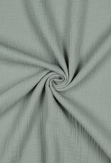 Double Gauze - Effen - Dusty Mint