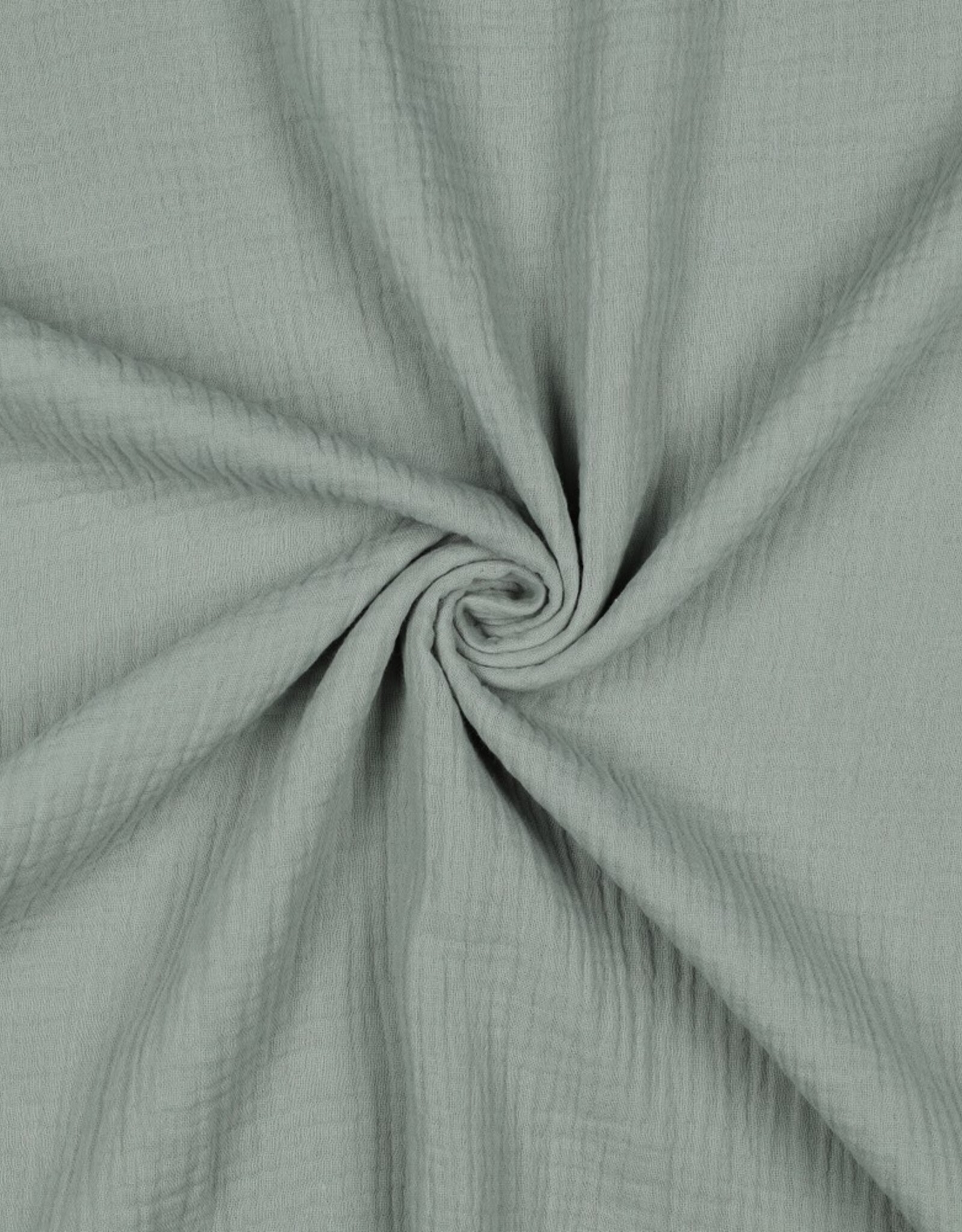 Double Gauze - Effen - Dusty Mint