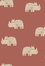 Baby Terry Crepe - Neushoorn