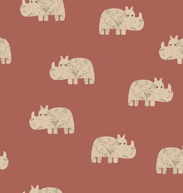 Baby Terry Crepe - Neushoorn