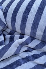 Badstof - Streep - Blauw