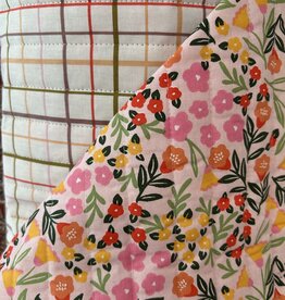 Stepper katoen - Flowers & Checks
