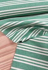Katoen Mix - Streep groen