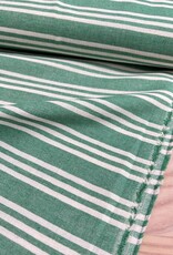 Katoen Mix - Streep groen
