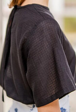 Fibre Mood Katoen Dobby - Black - London
