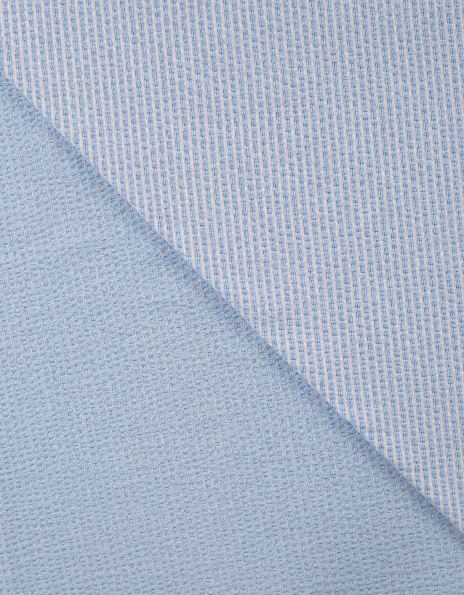 Seersucker Tricot - Blauw