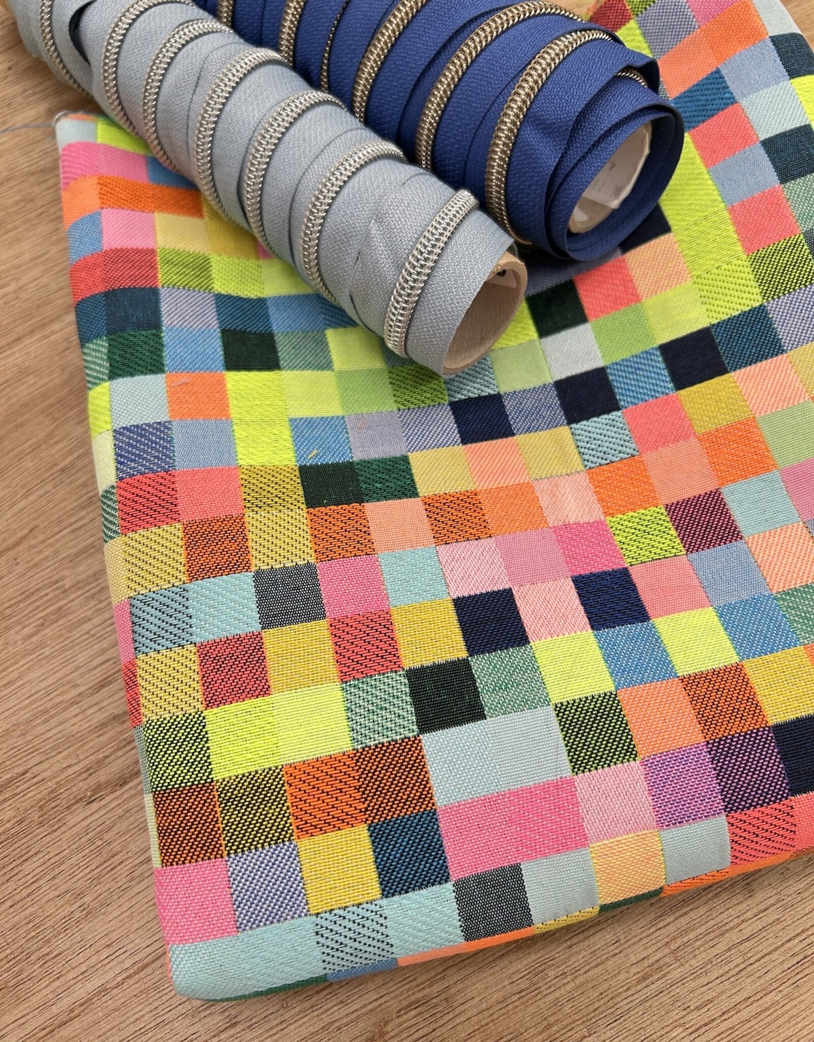 Canvas Jacquard - Neon Blox
