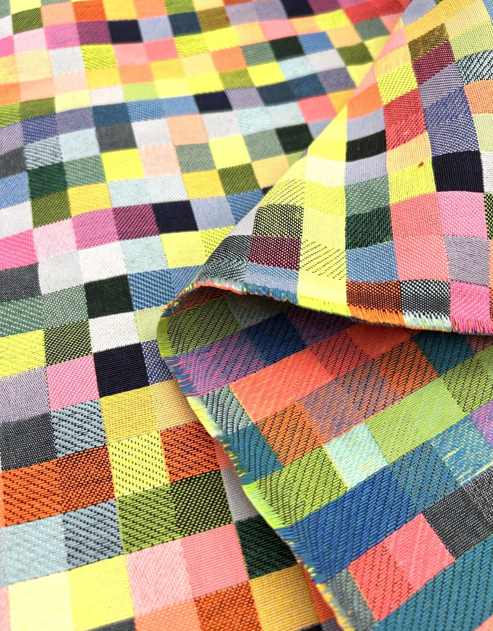 Canvas Jacquard - Neon Blox