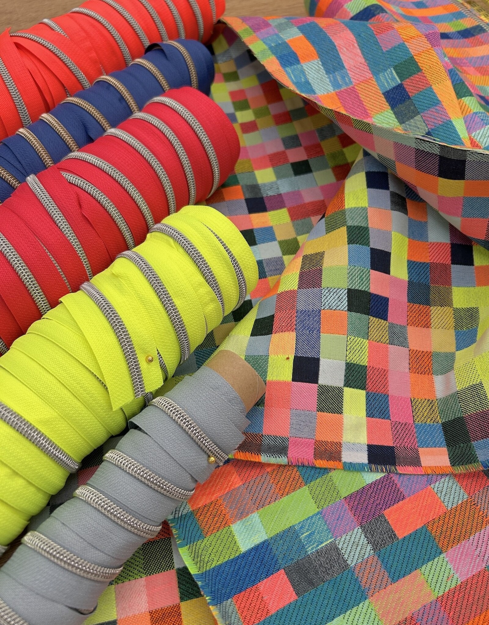 Canvas Jacquard - Neon Blox