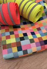 Canvas Jacquard - Neon Blox Canvas Jacquard - Neon Blox