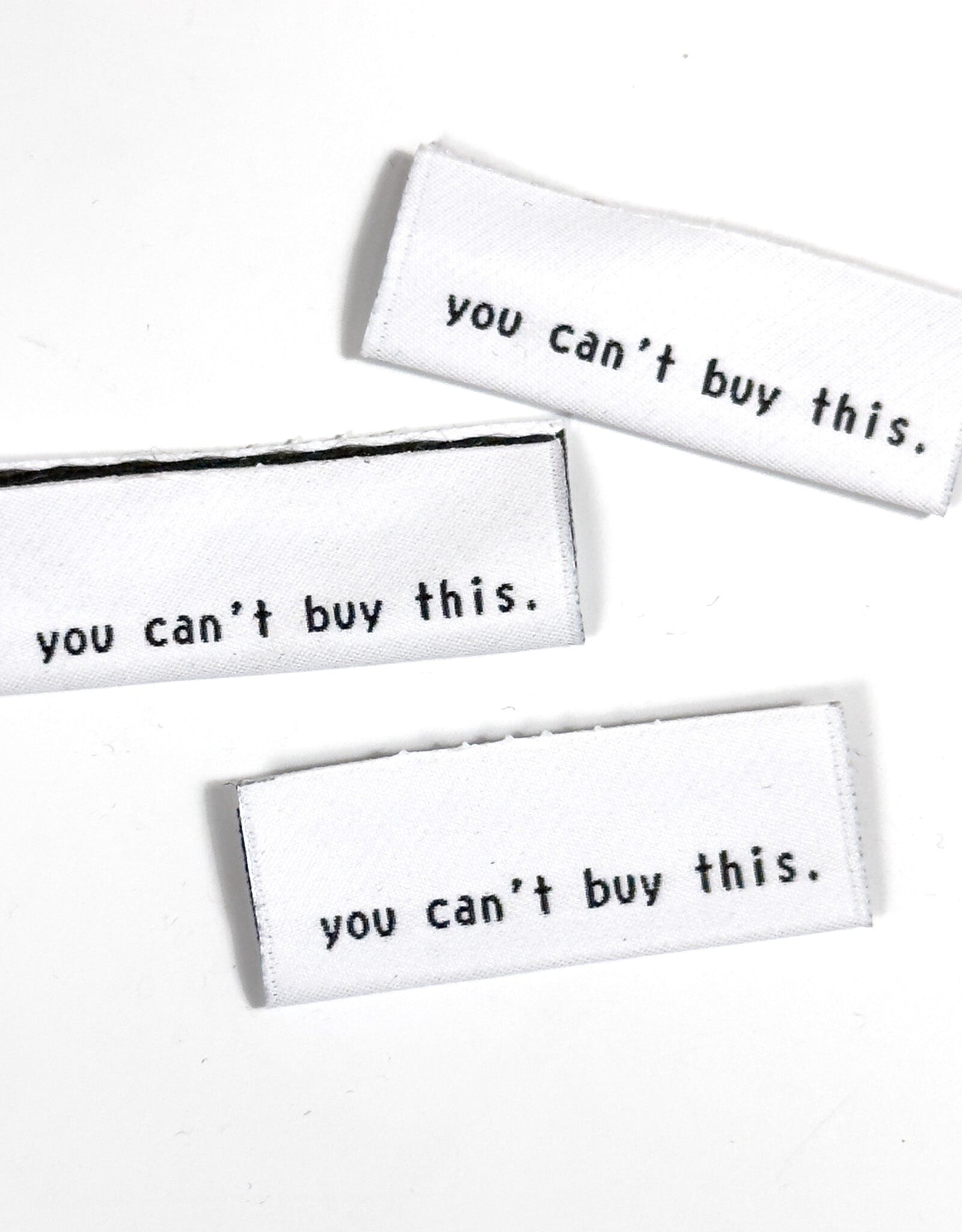 5 Naailabels - You Can't ... - Wit