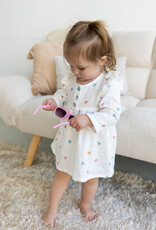 Double Gauze - Hearts Pastel