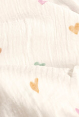 Double Gauze - Hearts Pastel