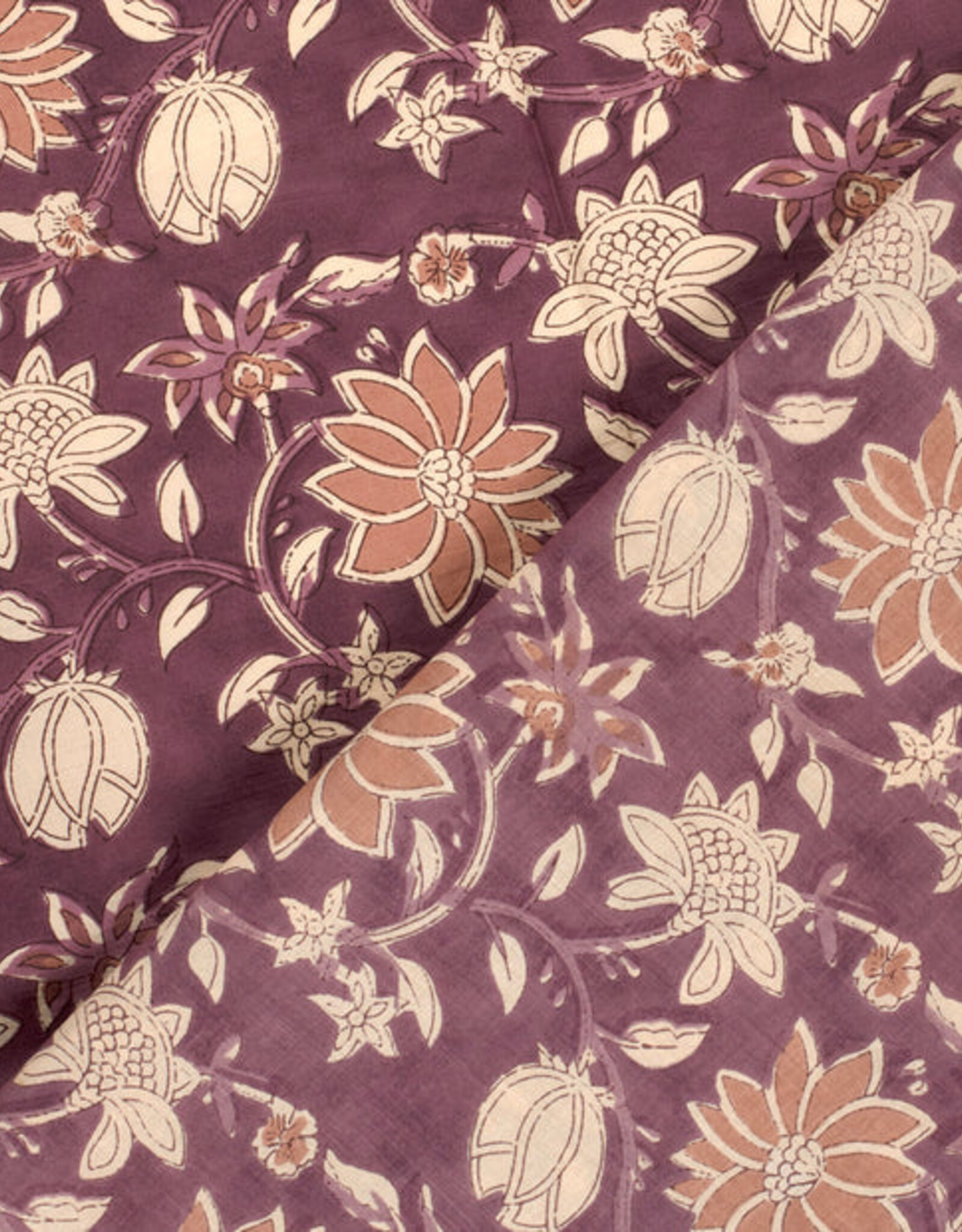 Voile Batik Katoen - Flowers of the world