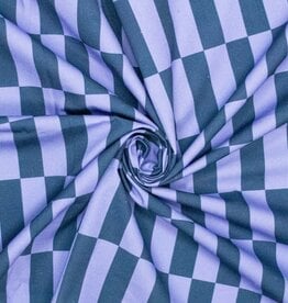 Canvas katoen - Azulejos - Blauw