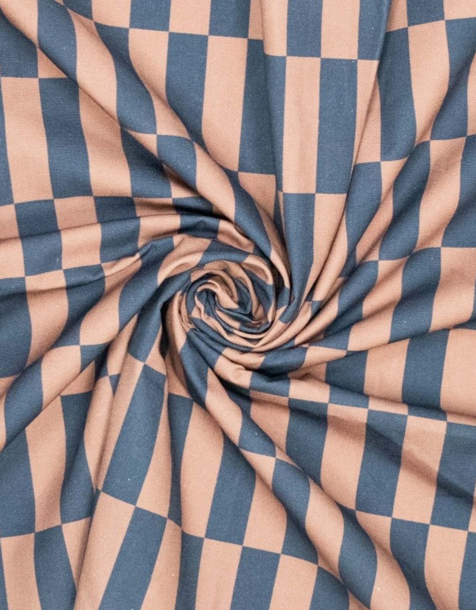 Canvas katoen - Azulejos - Caramel