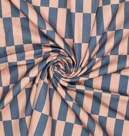 Canvas katoen - Azulejos - Caramel