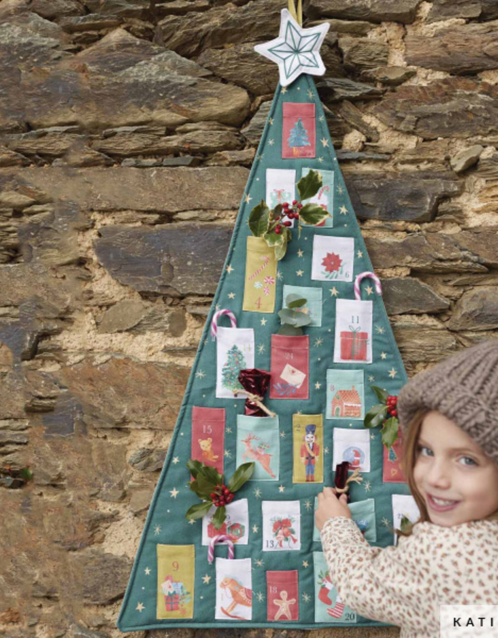 Paneel Adventkalender - Kerstboom