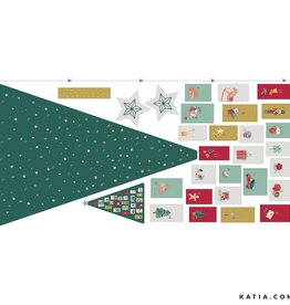 Paneel Adventkalender - Kerstboom