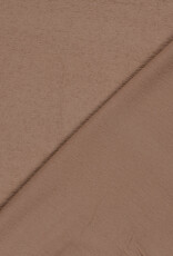 French Terry Crepe - Milk Chocolate