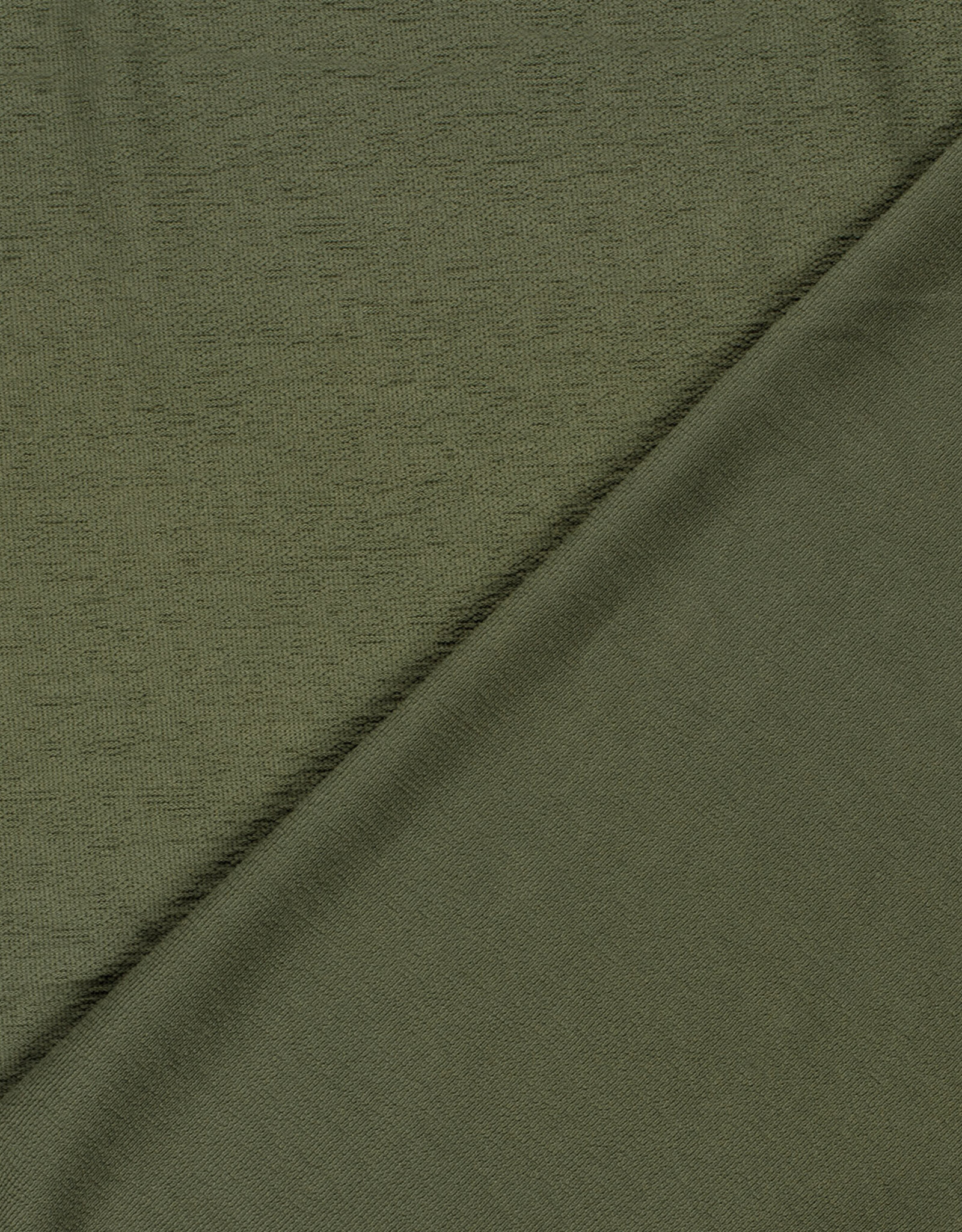 French Terry Crepe - Kaki groen