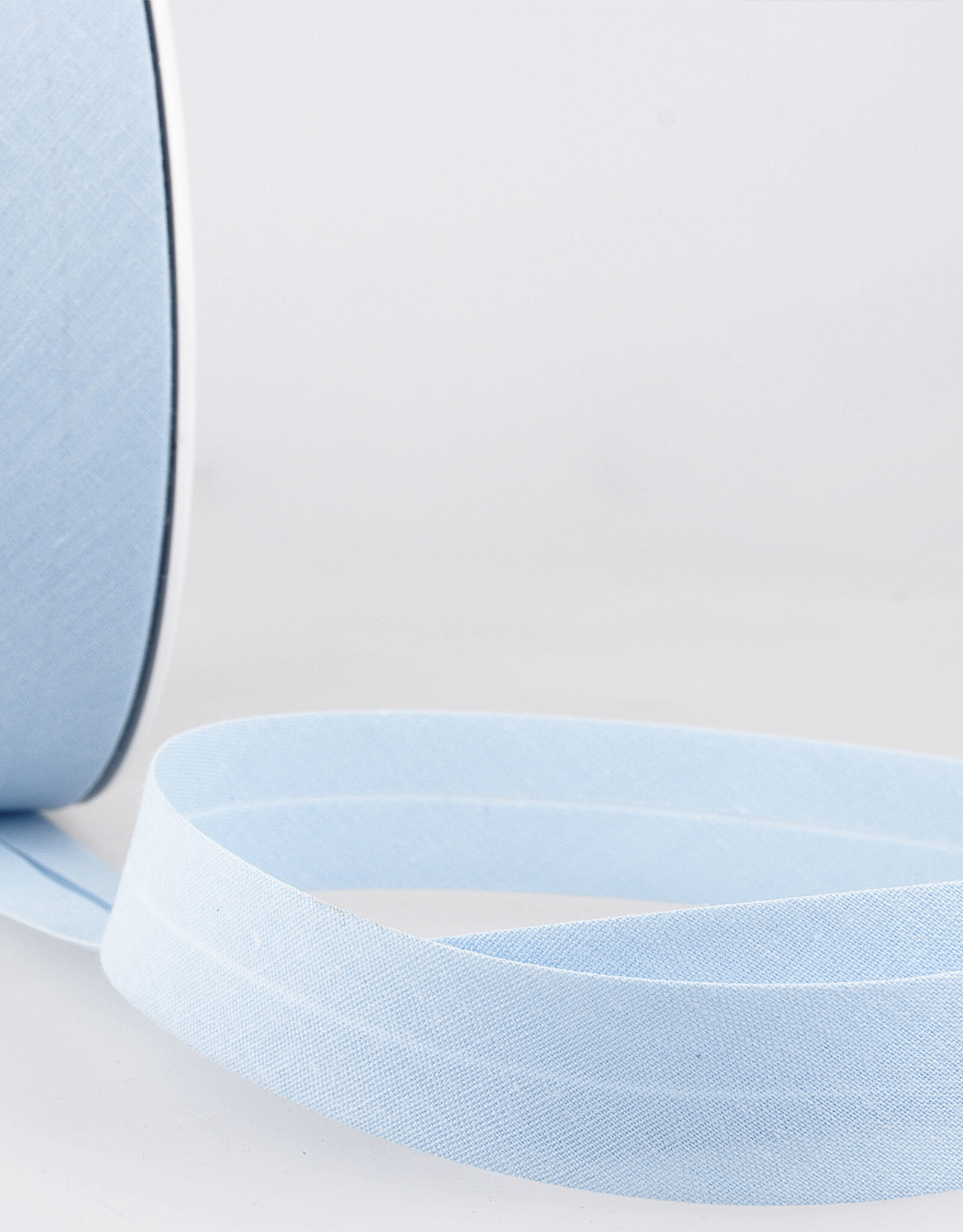 Katoen Biais - Licht Blauw 002