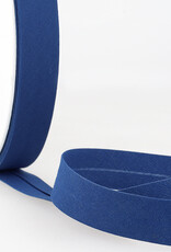 Katoen Biais -  kobalt blauw 024