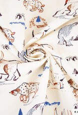 Katia Fabrics Katoen Poplin - Prehistorie