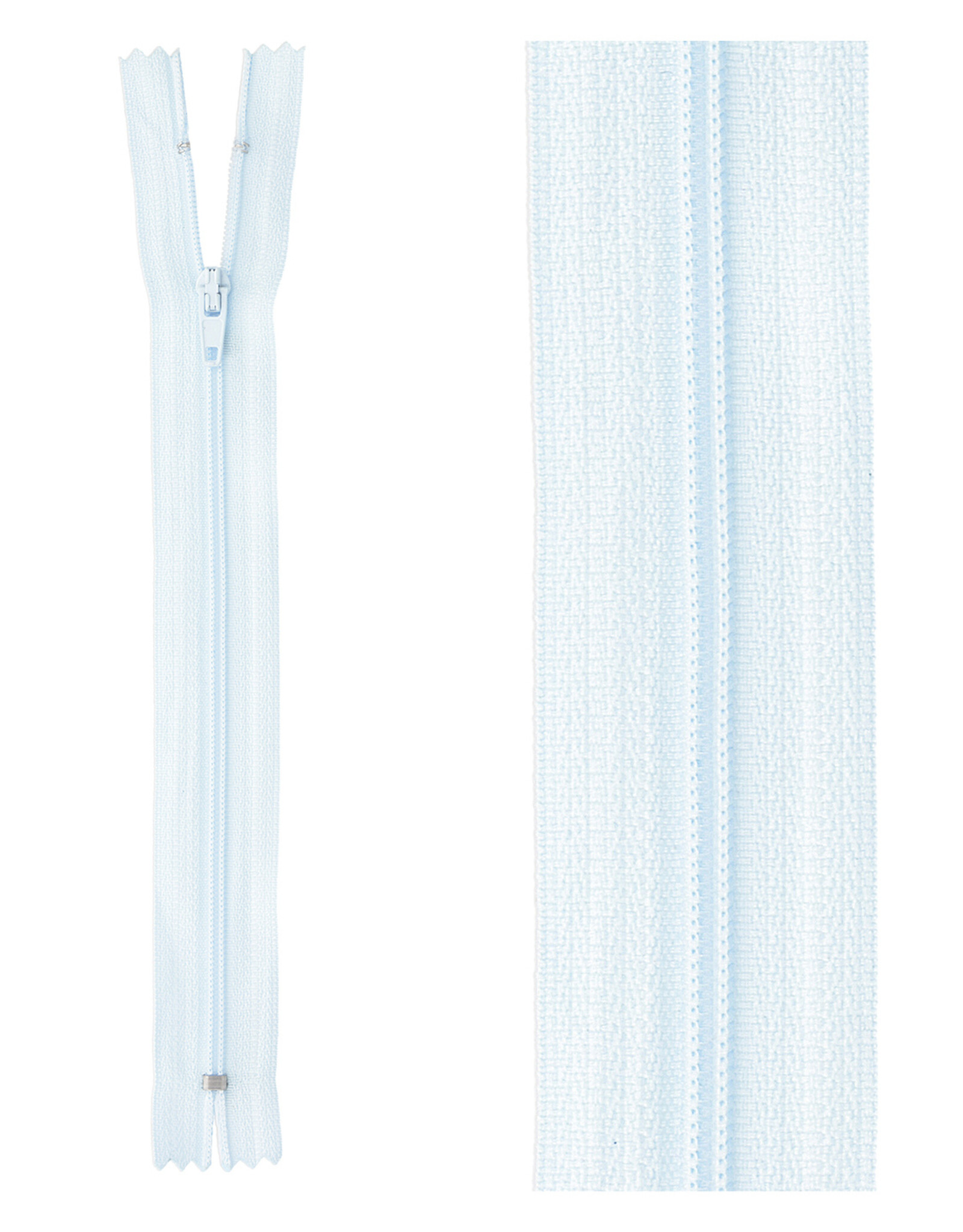 Klassieke Rits - Licht Blauw 542