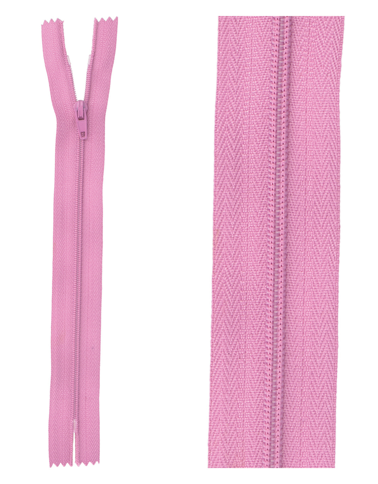 Klassieke Rits - Paars Roze 524