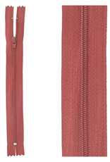 Klassieke Rits - warm rood 520