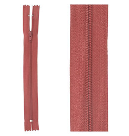 Klassieke Rits - warm rood 520