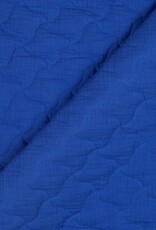 Double gauze Quilt - Kobalt