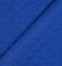 Double gauze Quilt - Kobalt