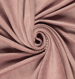 Nicky Rib Velours - Soft Rose