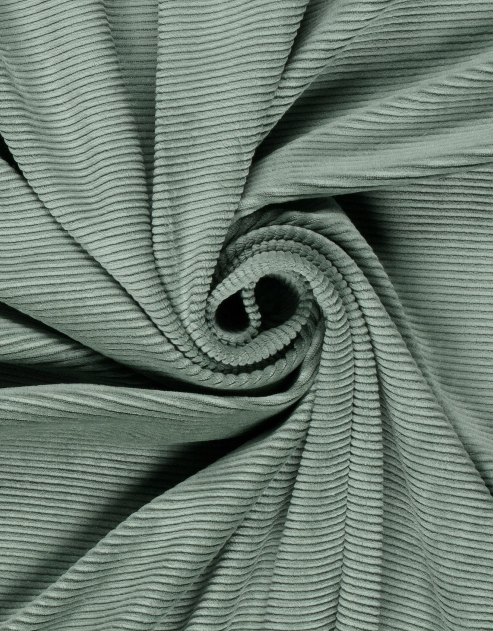 Nicky Rib Velours - Soft green