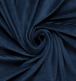 Nicky Rib Velours - Navy