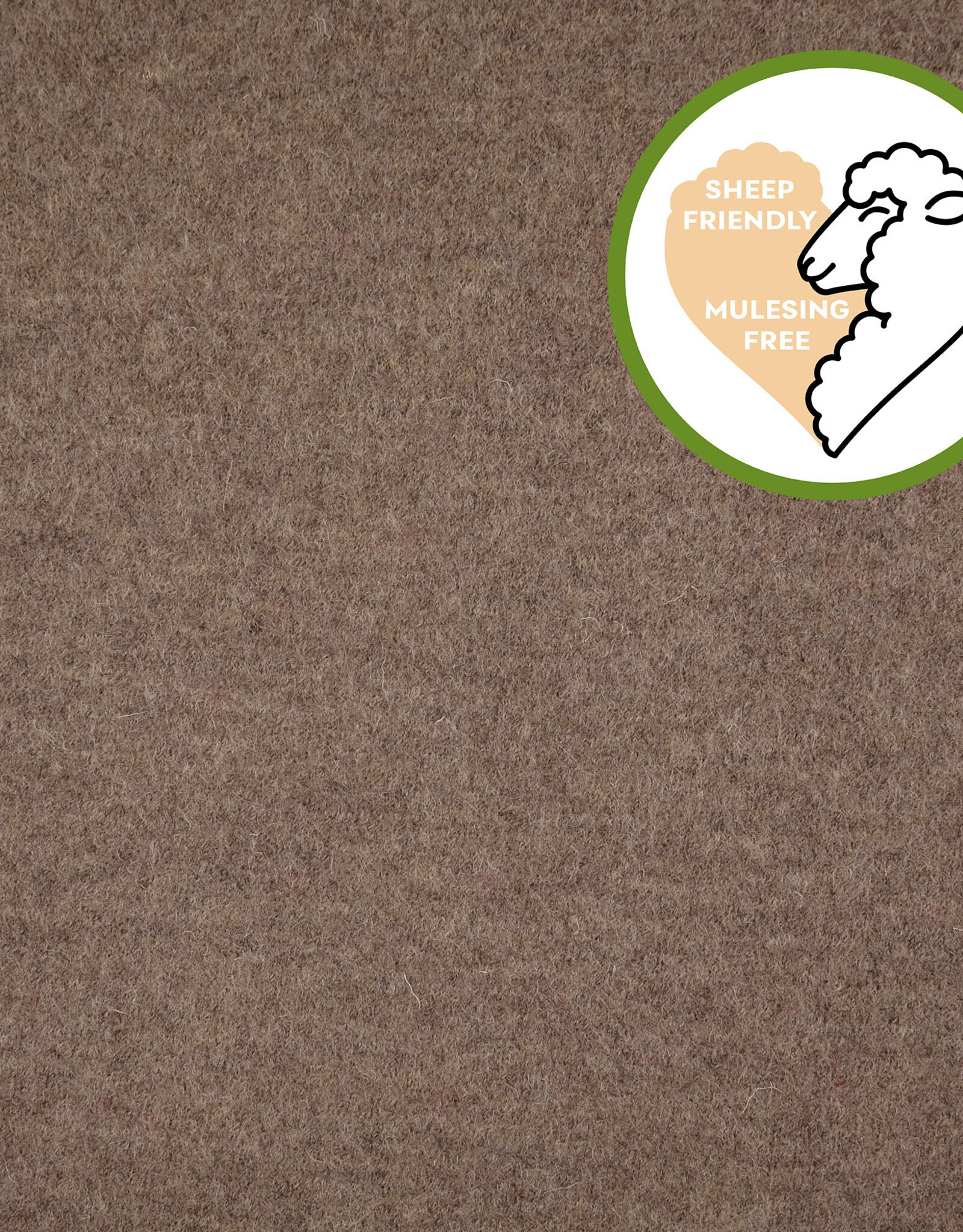 Mantelstof Wol - Taupe