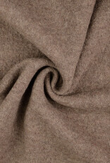 Mantelstof Wol - Taupe