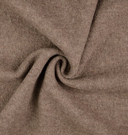 Mantelstof Wol - Taupe