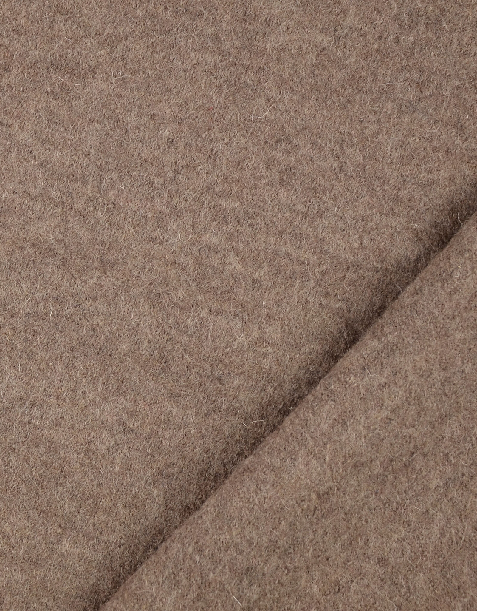 Mantelstof Wol - Taupe
