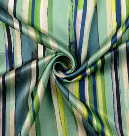 Viscose Satijn - Striped dream