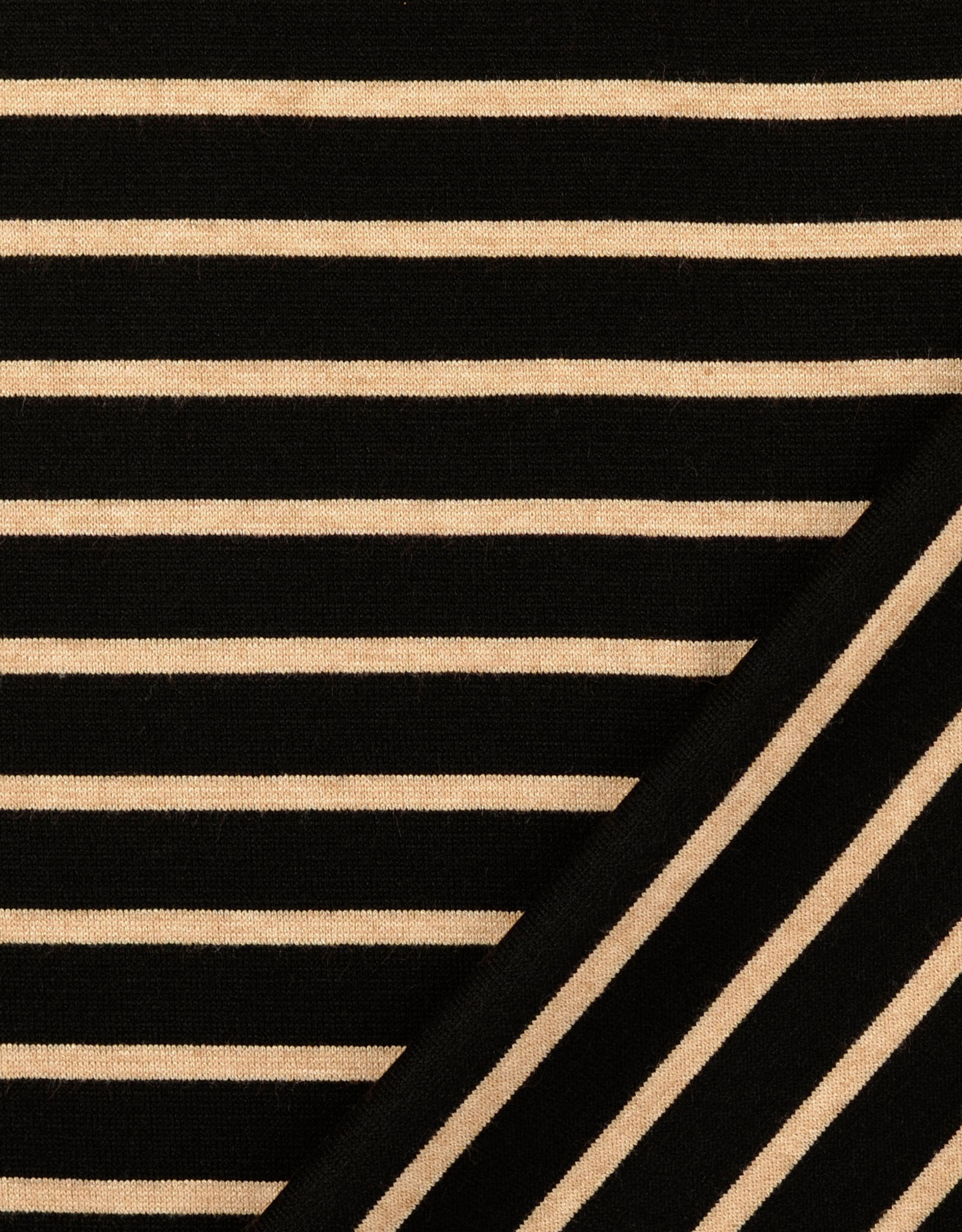 Soft Knit - Stripes - Black