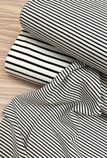 Tricot - Brede Streepjes - Zwart Tricot - Brede Streepjes - Zwart